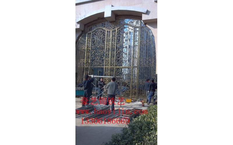  Wrought iron gates