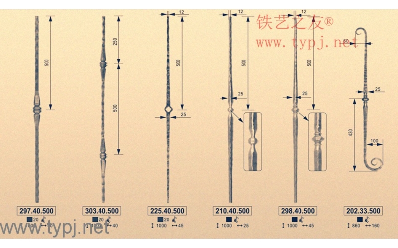 Handrail fittings