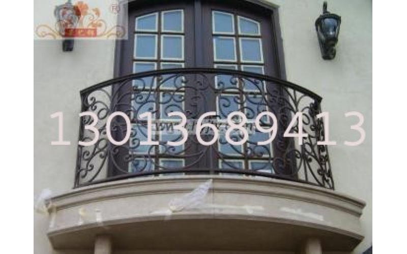 Wrought iron railings