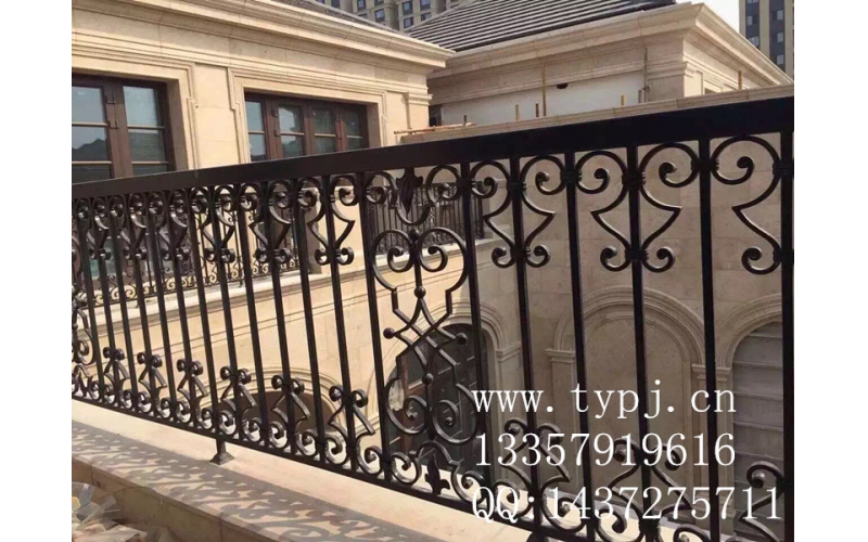 Wrought iron railings